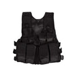 Load image into Gallery viewer, Youth black tactical vest with multiple pockets for SWAT uniform, perfect for active play and dress-up.
