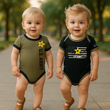 Load image into Gallery viewer, 2pk Army Bodysuits