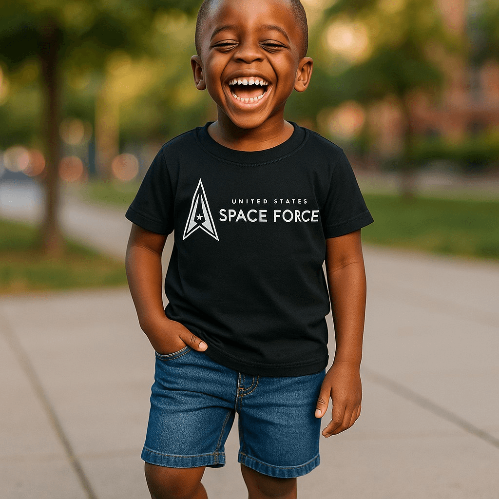 T-Shirt - Toddler Licensed Space Force Tee for Kids