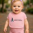 Load image into Gallery viewer, Space Force Girls Baby Bib