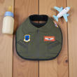 Load image into Gallery viewer, Flight Suit Uniform Baby Bib
