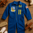 Load image into Gallery viewer, Licensed Blue Angels Youth Flight Suit w Garrison Cap