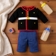 Load image into Gallery viewer, Marine Baby Dress Blues