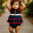 Load image into Gallery viewer, Marine Girl Baby Dress Blues