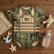 Load image into Gallery viewer, Navy NWU Flak Jacket Baby Bodysuit