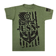 Load image into Gallery viewer, Flag and Anchor Licensed USN Youth T-Shirt
