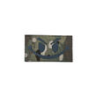 Load image into Gallery viewer, Camo smiley patch featuring a playful design on a green camouflage background.