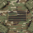 Load image into Gallery viewer, Laser Cut Multicam American Flag Patch