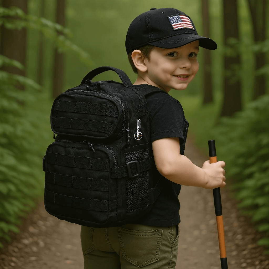 assault backpack for kids Youth Black Tactical Backpack