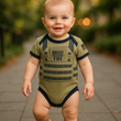 Load image into Gallery viewer, FBI Baby Flak Jacket Baby Bodysuit