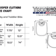 Load image into Gallery viewer, Trooper Bib Size Chart