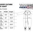 Load image into Gallery viewer, Trooper Crawler Size Chart