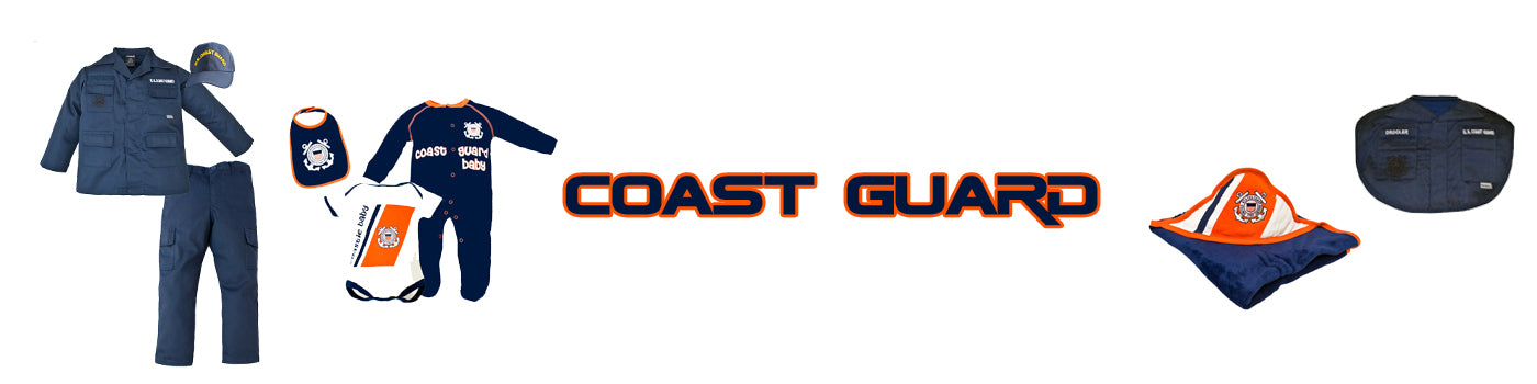Coast Guard baby uniforms from Trooper Clothing