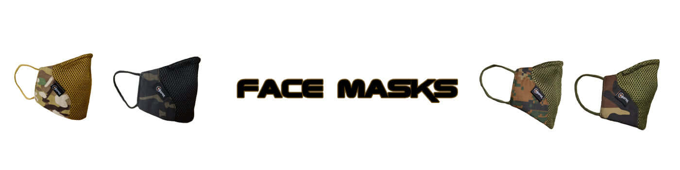 Youth and Adult Tactical Camo Face Masks