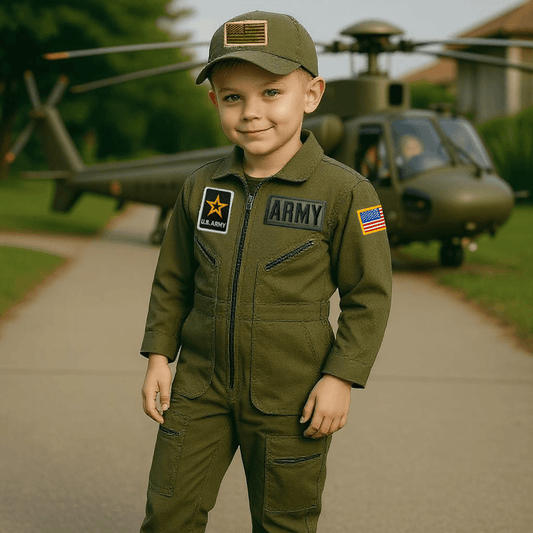 Youth Army Flight Suit Combo