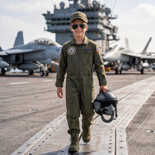 Navy Youth U.S. Navy Flight Suit Combo
