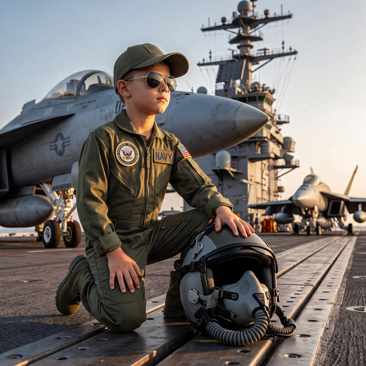 Navy Youth U.S. Navy Flight Suit Combo