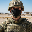 Load image into Gallery viewer, Teen/Adult Multicam Black Tactical Style Face Mask
