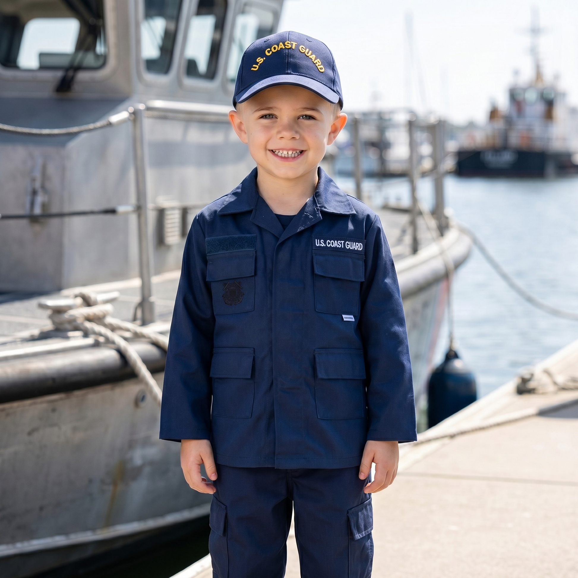 Youth Coast Guard Uniform 3pc Set - Trooper Clothing Youth Coast Guard Uniform 3pc Set - Trooper Clothing
