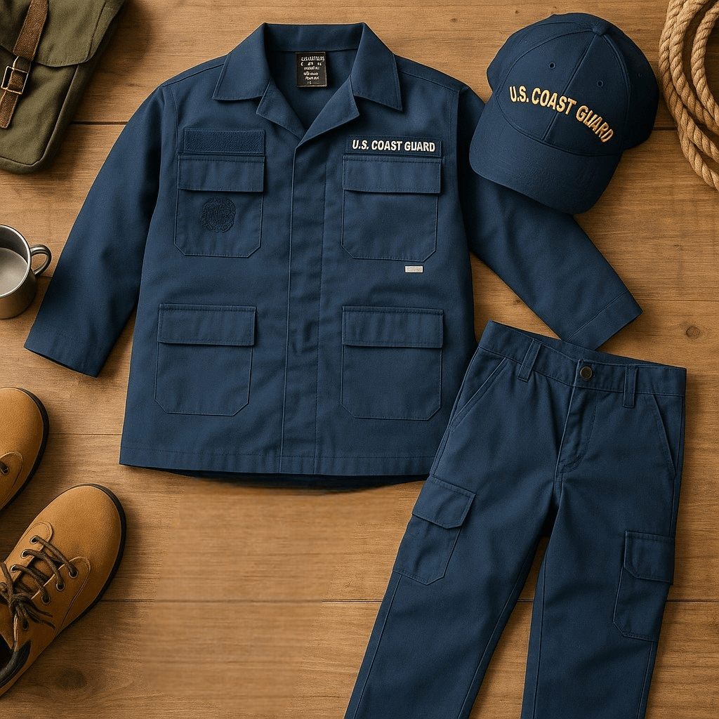 coast guard dress blues Trooper Clothing Coast Guard 3 PC Youth Uniform