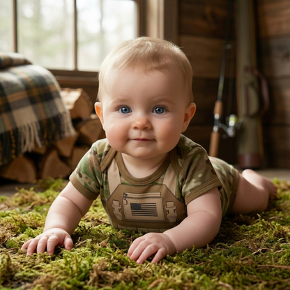 Multicam Flak Jacket Baby Bodysuit