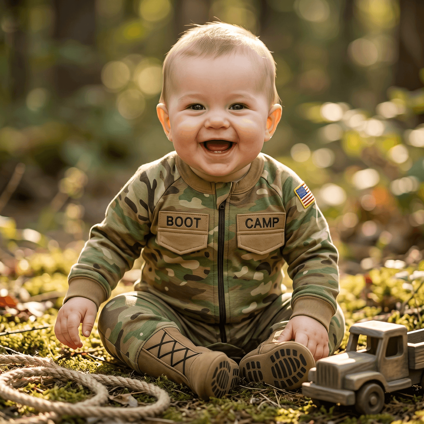 Multicam Boot Camp Baby Crawler