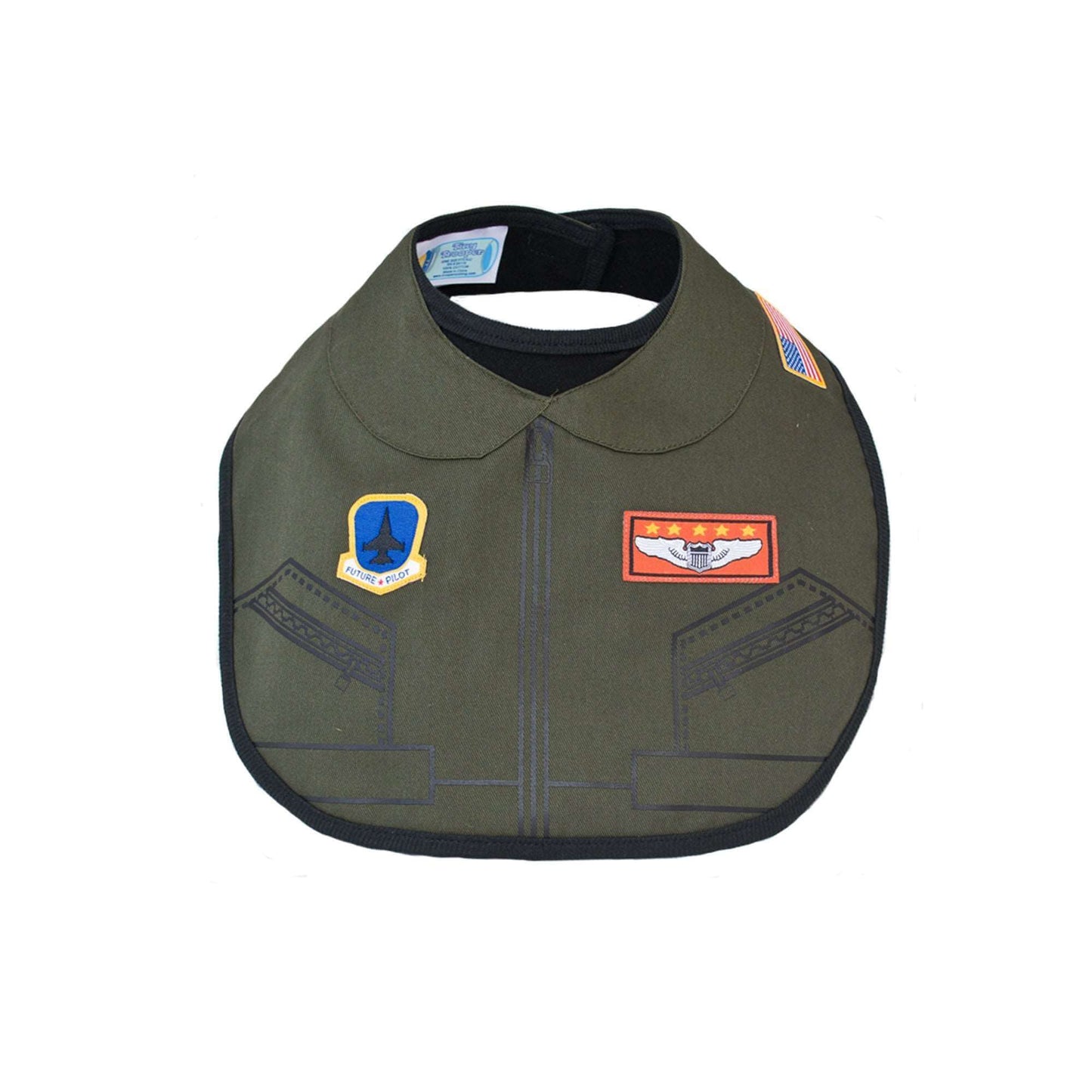 Flight Suit Baby Bib