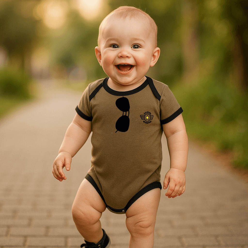 Little Wingman Baby Bodysuit