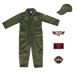 Youth Top Gun Flight Suit Combo