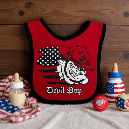 Marine Devil Pup Bib