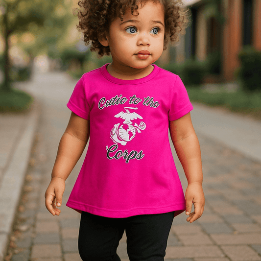Marine Girl "Cutie to the Corps" Toddler Set