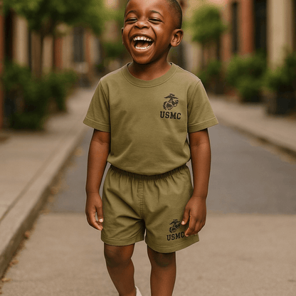 Youth Marine PT Short Set