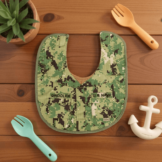 Navy NWU III Drooler Bib