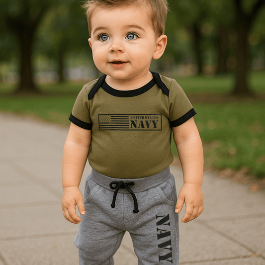 Navy Baby Jogger Set