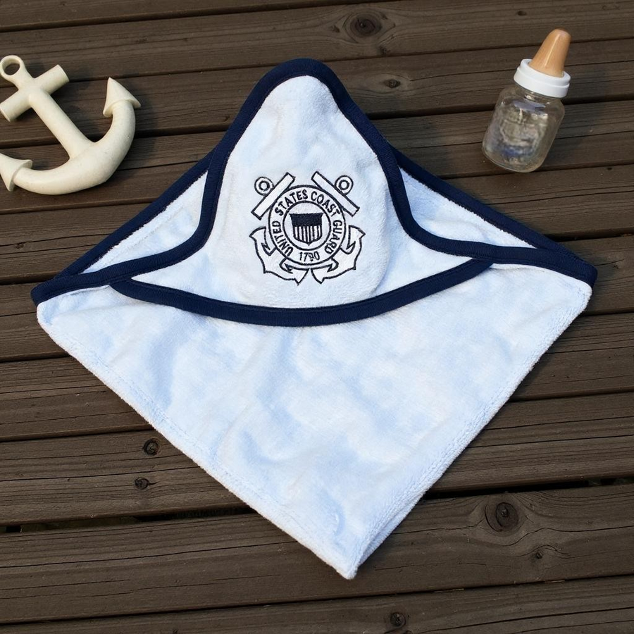 Blue Coast Guard Baby Blanket