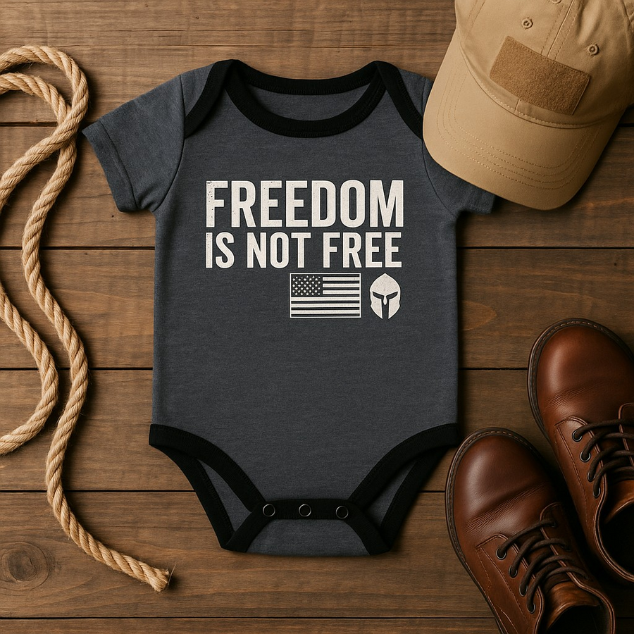 Freedom Is Not Free Baby Bodysuit