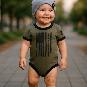 Old Glory Baby Bodysuit