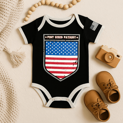 Pint Sized Patriot Baby Bodysuit