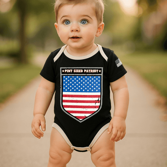 Pint Sized Patriot Baby Bodysuit