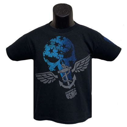 Skull and Anchor Licensed USMC Marine Youth T-Shirt