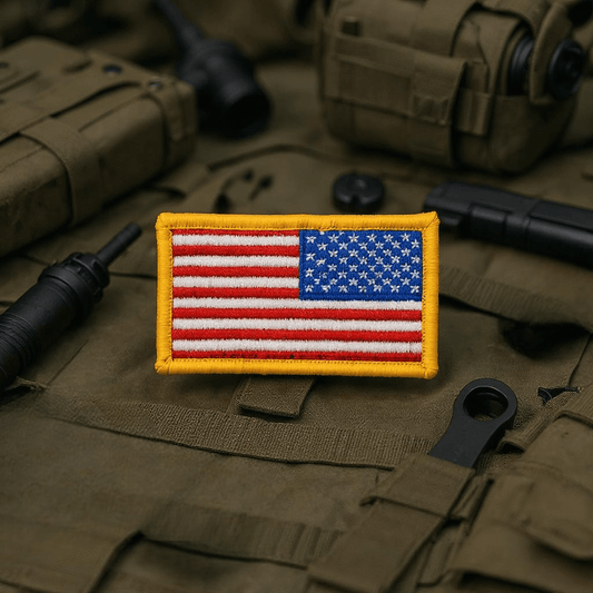 Reverse Standard American Flag Patch
