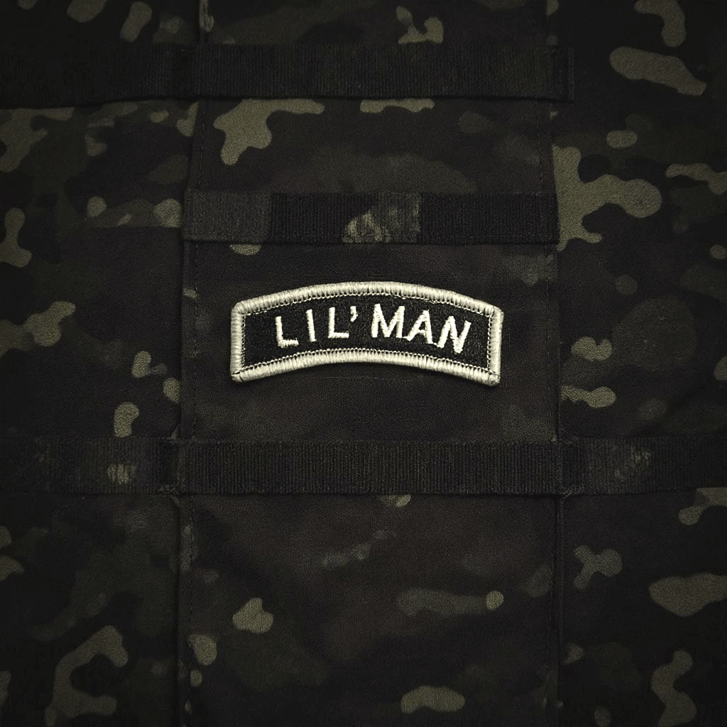 Lil' Man Rocker Patch Gray and Black