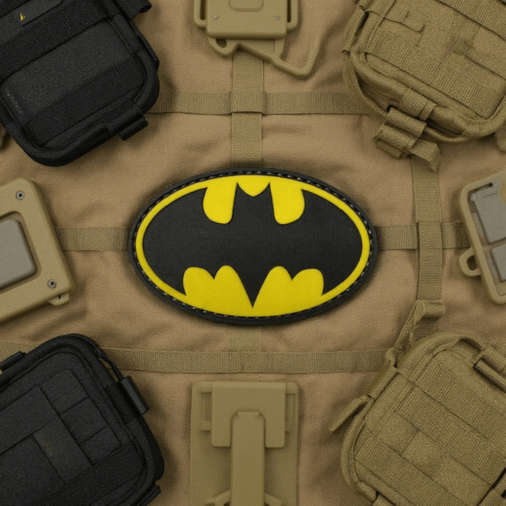 Batman Yellow PVC Patch