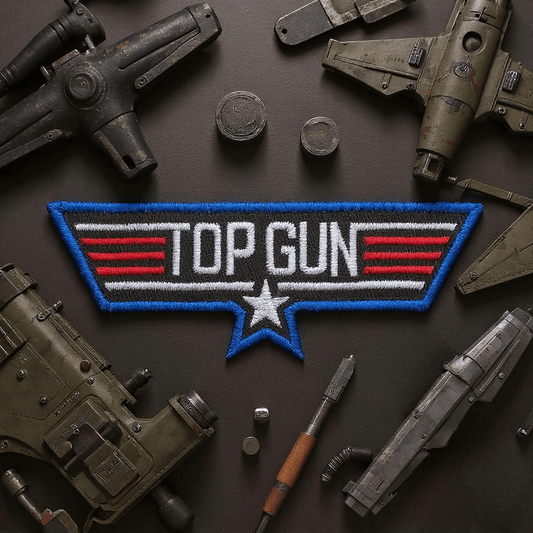 Embroidered Top Gun Wing Patch