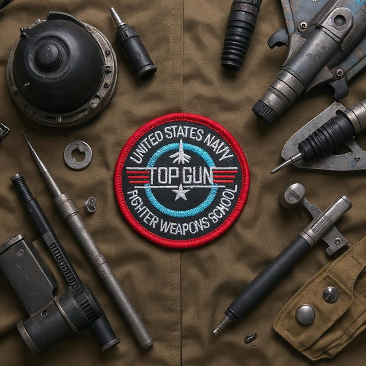 Top Gun Fighter Weapons School Round Patch