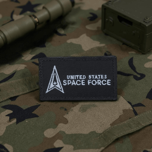 Space Force Patch Black