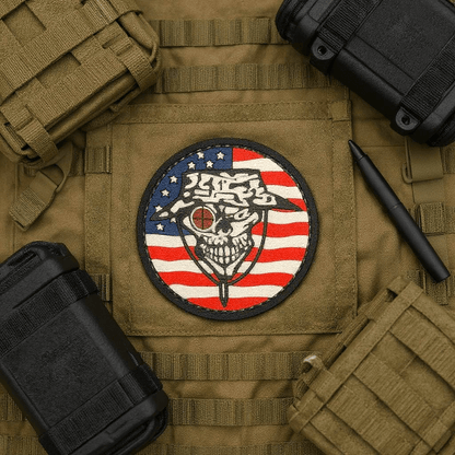 Sniper US Flag PVC Morale Patch