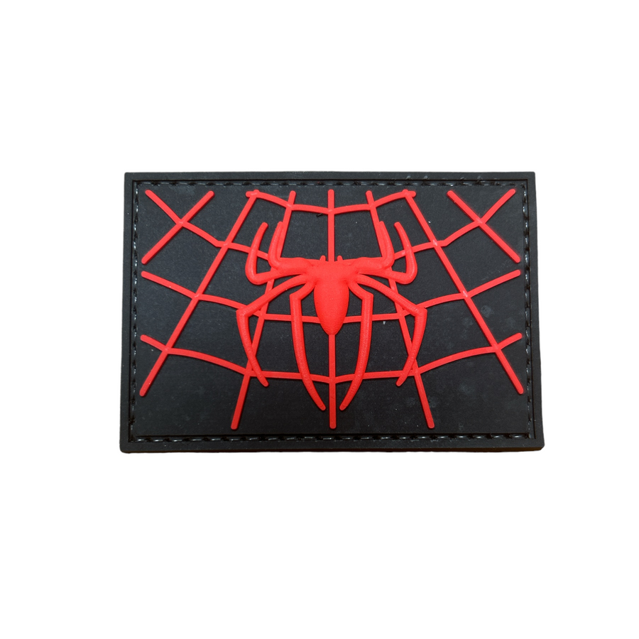 Spiderman Web Chest Logo PVC Patch