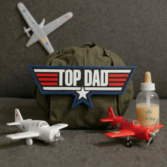 Top Dad Top Gun PVC Morale Patch