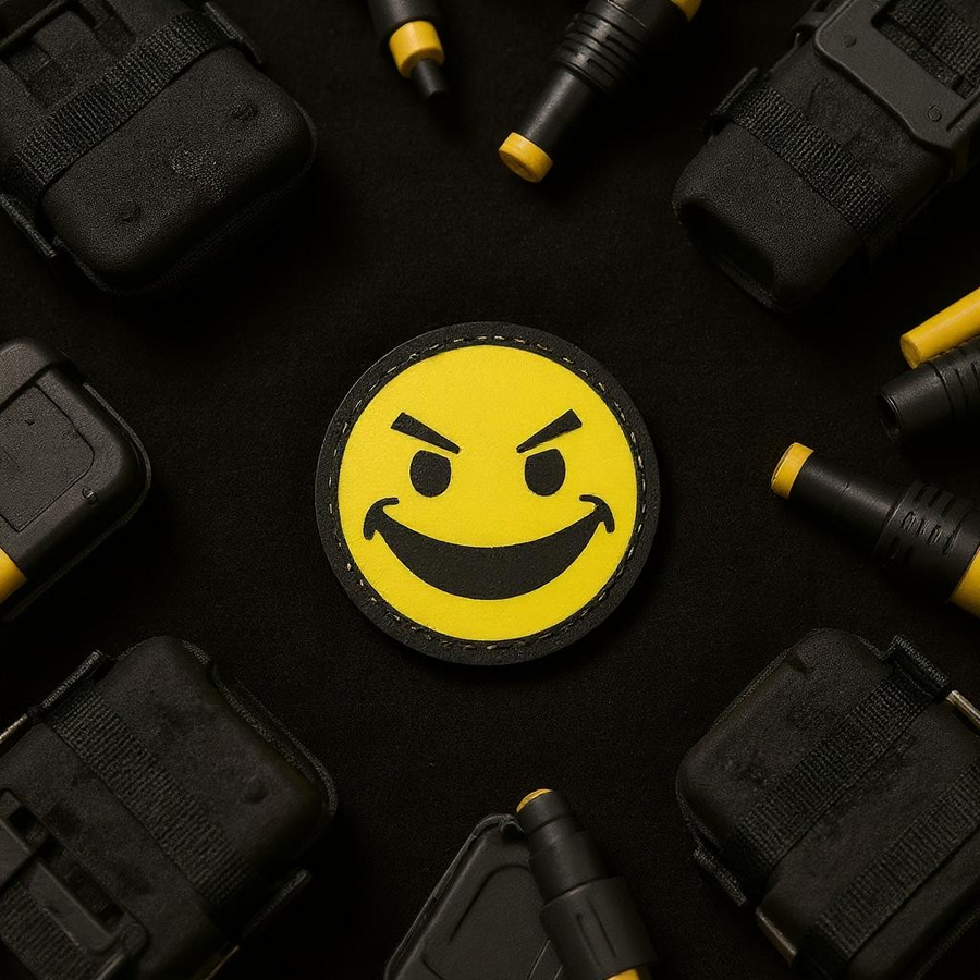 Evil Smiley PVC Morale Patch